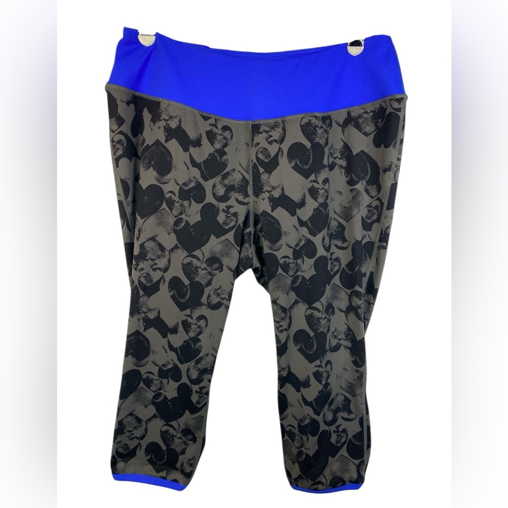 Torrid Active Blue And Black Patterned Workout Le… - image 2